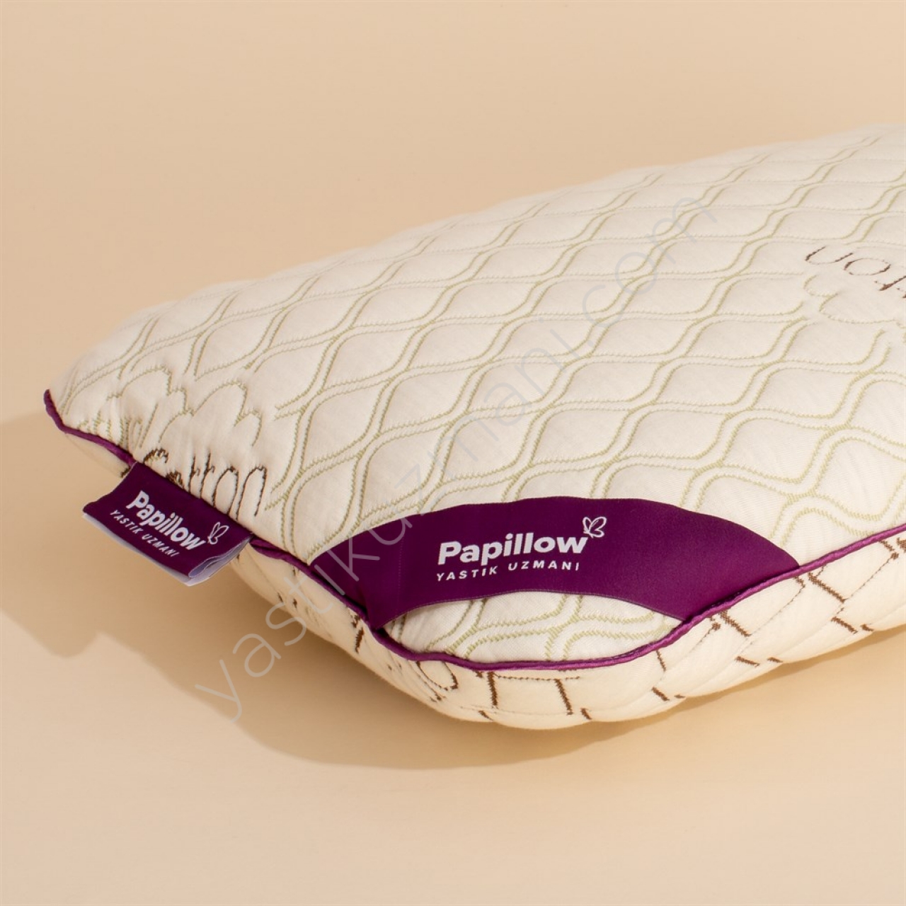 Papillow Innovation Organic Cotton Lateks Yastık Queen 60x40x12 Square